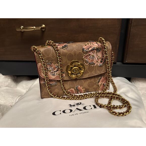 Coach Handbags - Y2K Vintage Coach Parker Tea Rose Collection